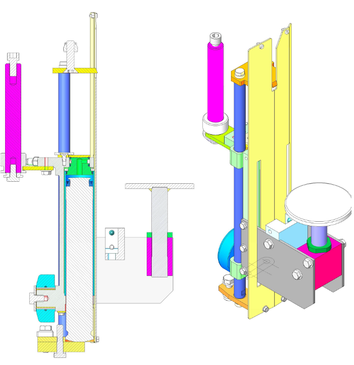 Container lifters for valve filling