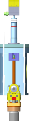 CAN filling valve front view